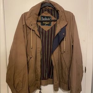 1990s Dunbrooke Distinctive Images Embroidered Brown Jacket (M/L)